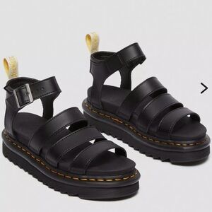 Dr. Martens Black Sandals